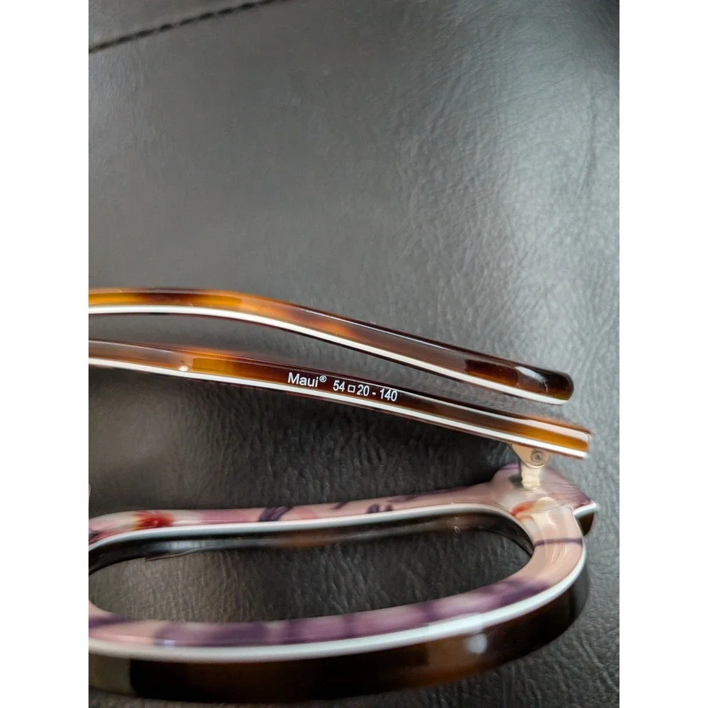 Maui Jim Brown Tortoise Square Glasses Italy Charlie Lyon MJ790-97 54-20-140
